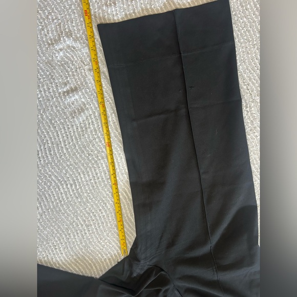 Club Monaco Black Wide Leg Pants Size 12 Casual Business Slacks (tiny hole) - Picture 11 of 11